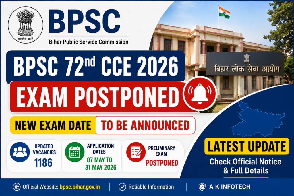 BPSC 72nd CCE 2026